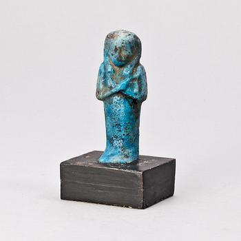 USCHEBTI, fajans, troligen 21:a dynastin, Egypten.