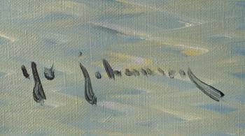 YO JOHANSSON, olja på duk, signerad.