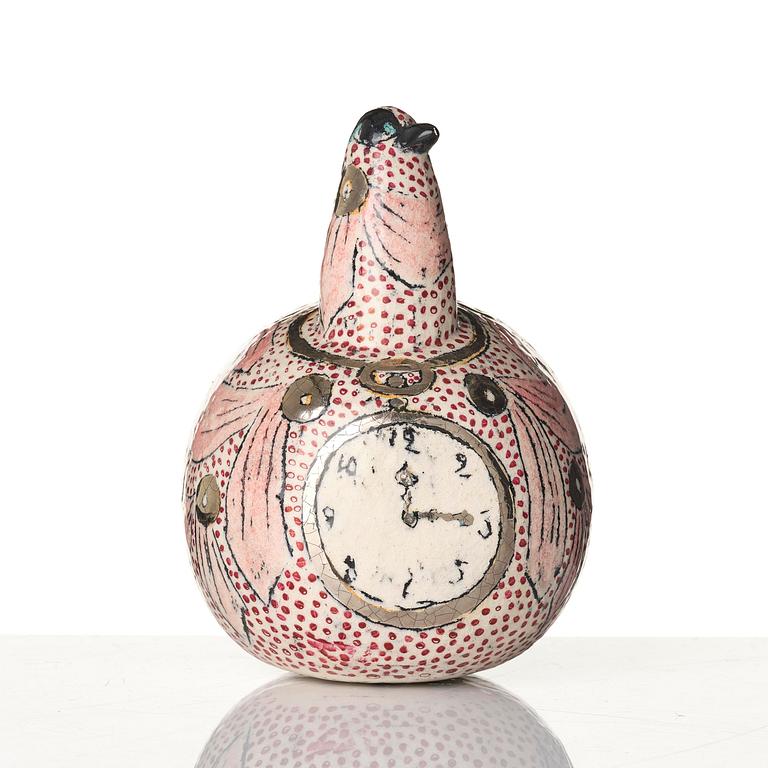Birger Kaipiainen, a glazed ceramic sculpture of a bird, Arabia, Finland 1970s.