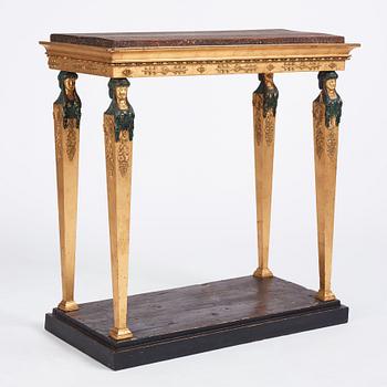 Konsolbord, Stockholmsarbete omkring år 1800, Sengustavianskt.