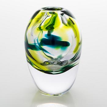 Sini Majuri, a unique 'Spring' art glass signed Sini Majuri 2021.
