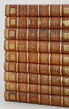 WILLIAM SHAKESPEARE (1564-1616), vol I-IX, "The Dramatic Works of Shakespeare, London 1802.