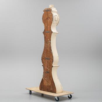 An early 19th century swedish longcase clock.