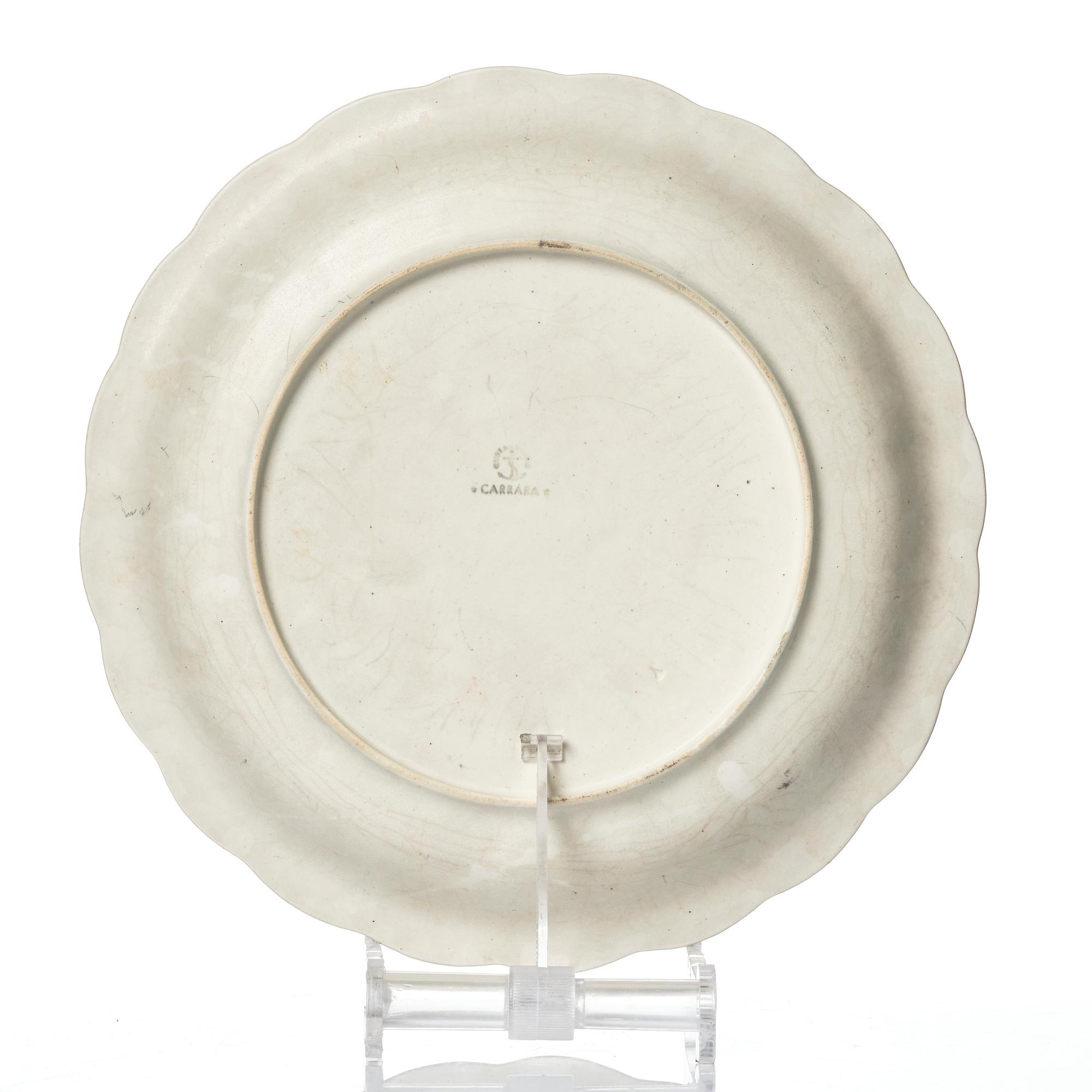 Wilhelm Kåge, 15 pieces of "Carrara" and "Gold Carrara" stoneware dishes, Gustavsberg, Sweden, 1930s/40s.