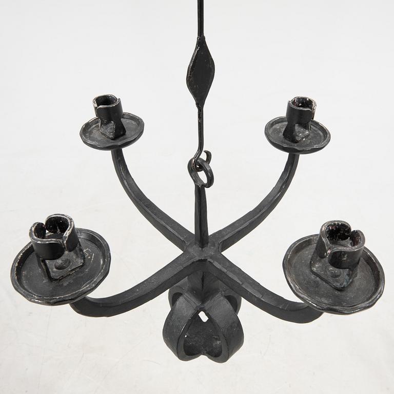 Bertil Vallien, ljuskrona, Kosta Smide 1900-talets andra hälft.