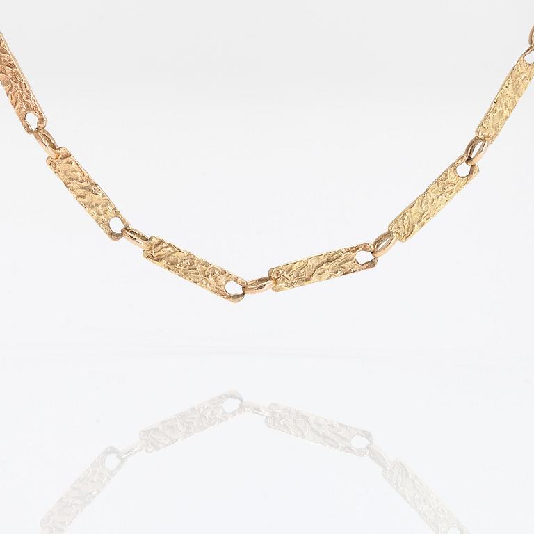 Halsband, 14K guld. Finska stämplar.
