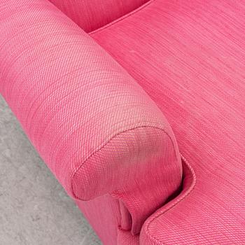 Josef Frank, fåtölj med fotpall, modell 336, Firma Svenskt Tenn.