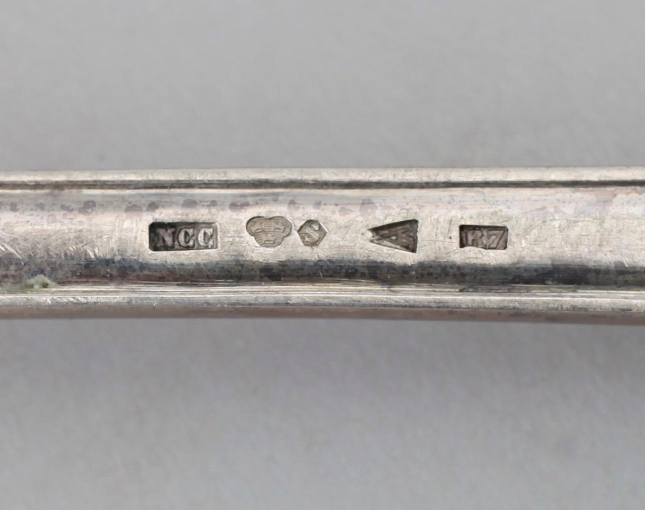 SÅSSLEV, silver, 1919. Vikt ca 212 g,