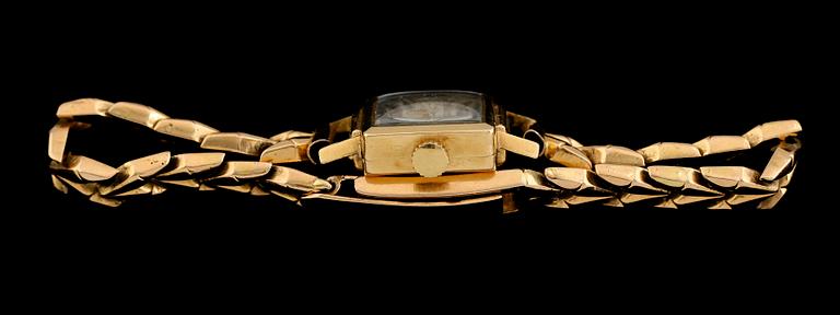 DAMARMBANDSUR, Breitling, 18K guld, 1930-/40-tal. Total vikt ca 16 g.