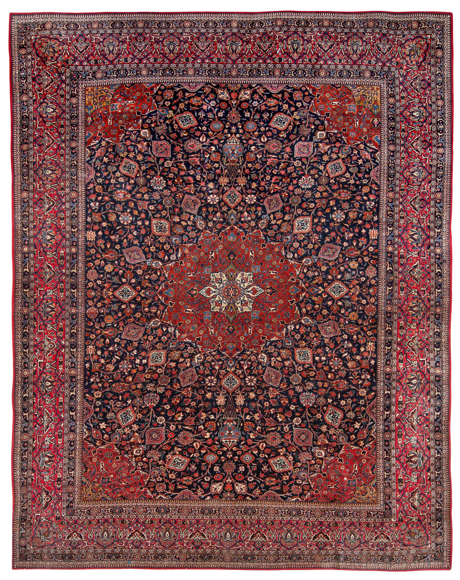 SEMI-ANTIQUE KASHAN.
