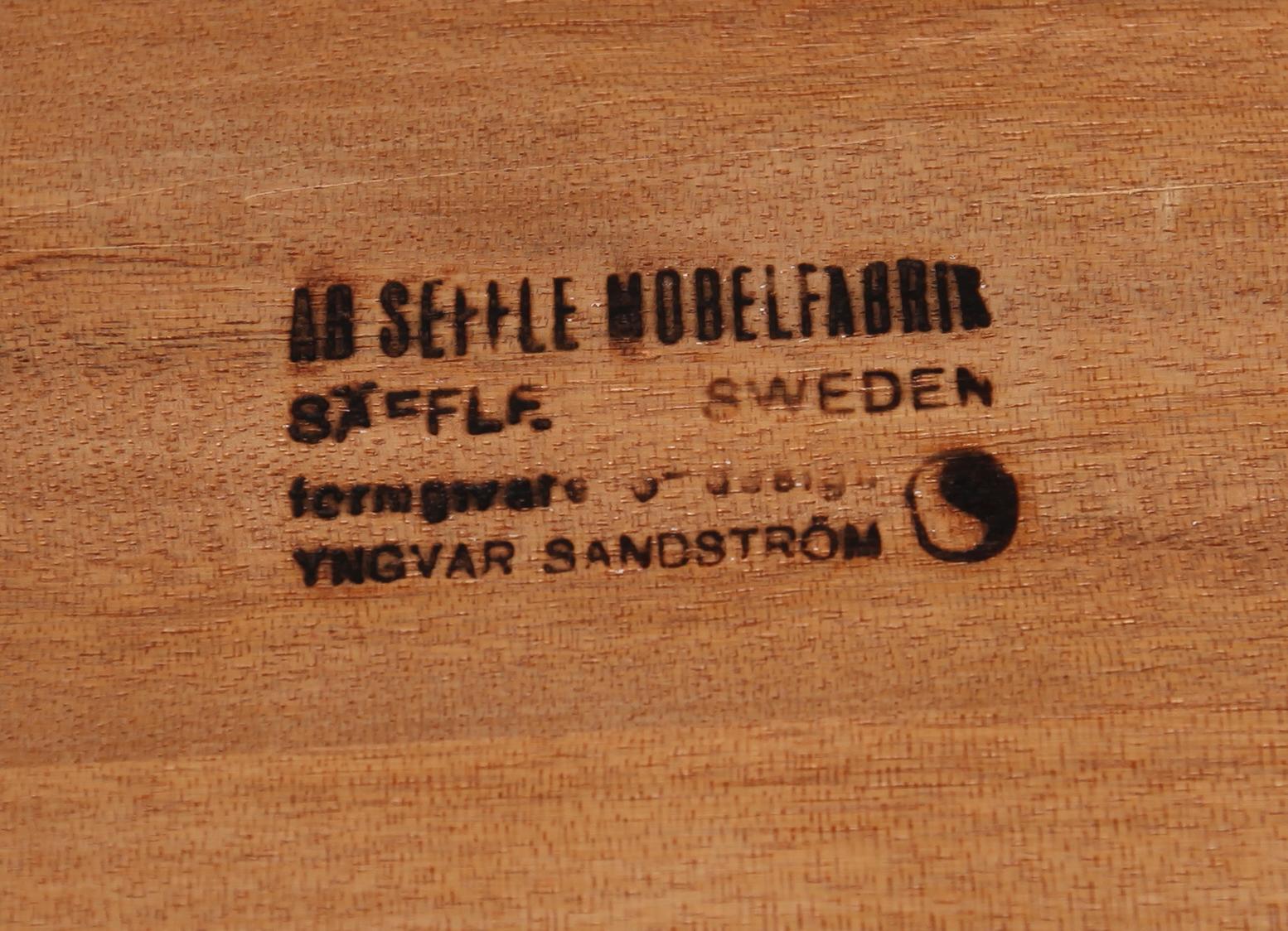 SOFFBORD, Yngvar Sandström, AB Sefflemöbelfabrik, 1960-tal.