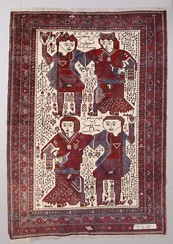 MATTA, orient. Ca 230 x 165 cm.