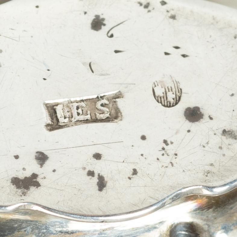 Rokoko, A Swedish silver box, mark of Lars Engström, Malmö, active 1753-1759 (1761).