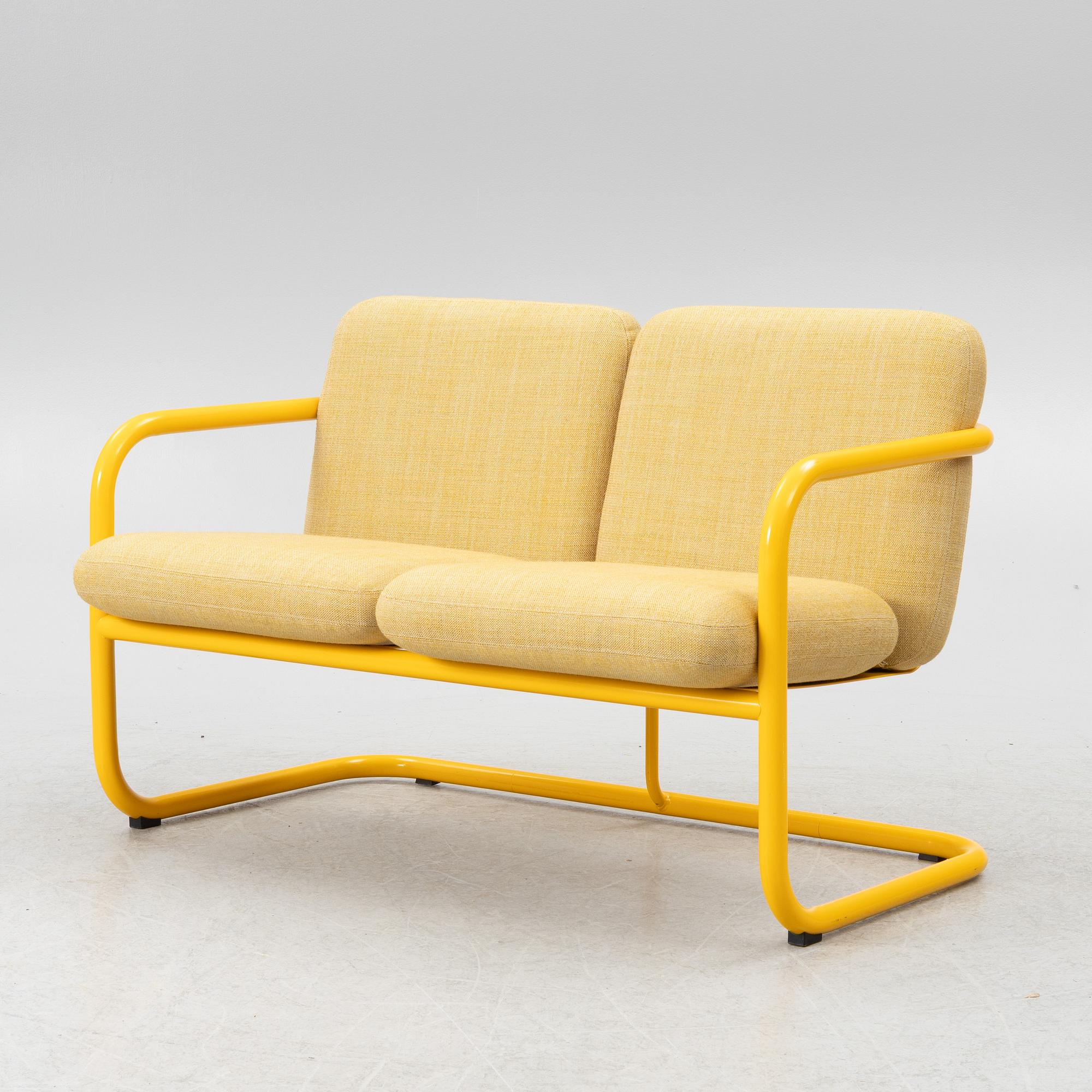 Börge Lindau & Bo Lindekrantz, soffa, "S70-5", Lammhults, modellen formgiven 1968.