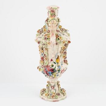 A ceramic table lamp, Ardalt Dresden, Nove, Italy, 21st Century.