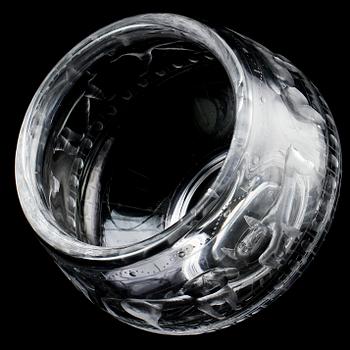 SKÅLAR, 3 st, glas, Boda, 1900-tal.