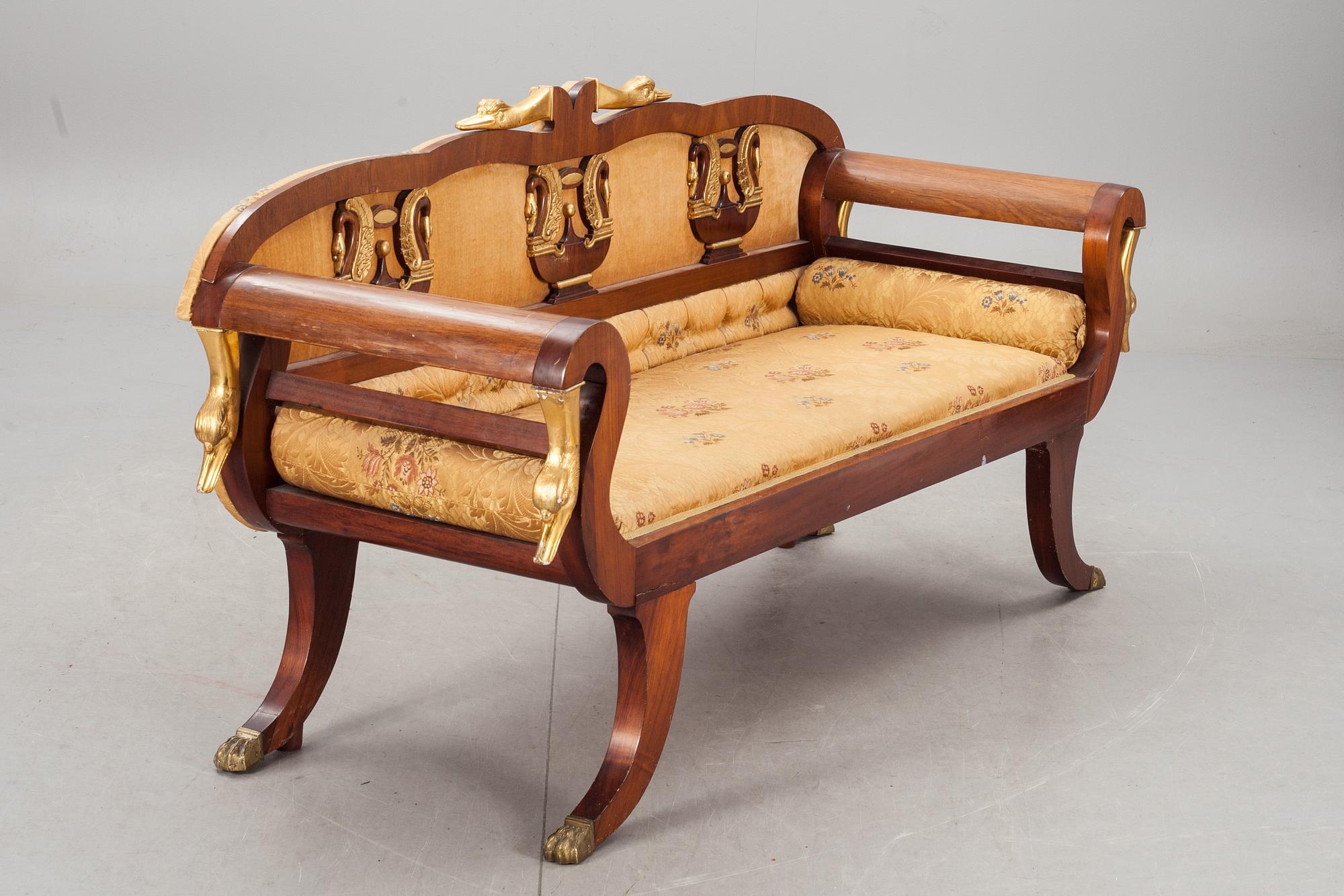 SOFFA, Empirestil, 1800-talets slut.