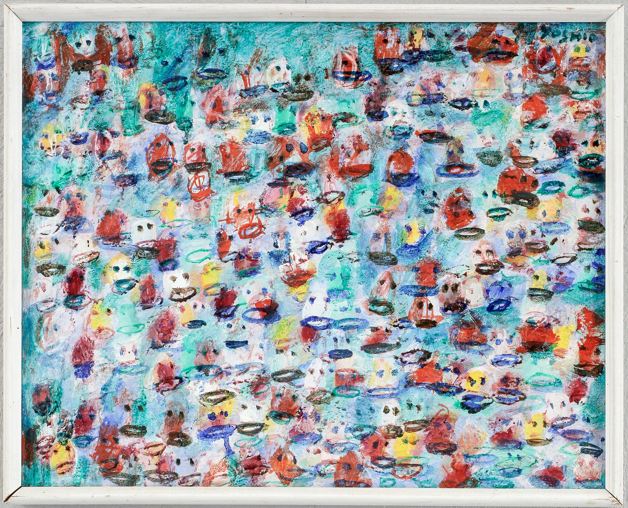 YOSHIO NAKAJIMA, olja på duk, signerad.