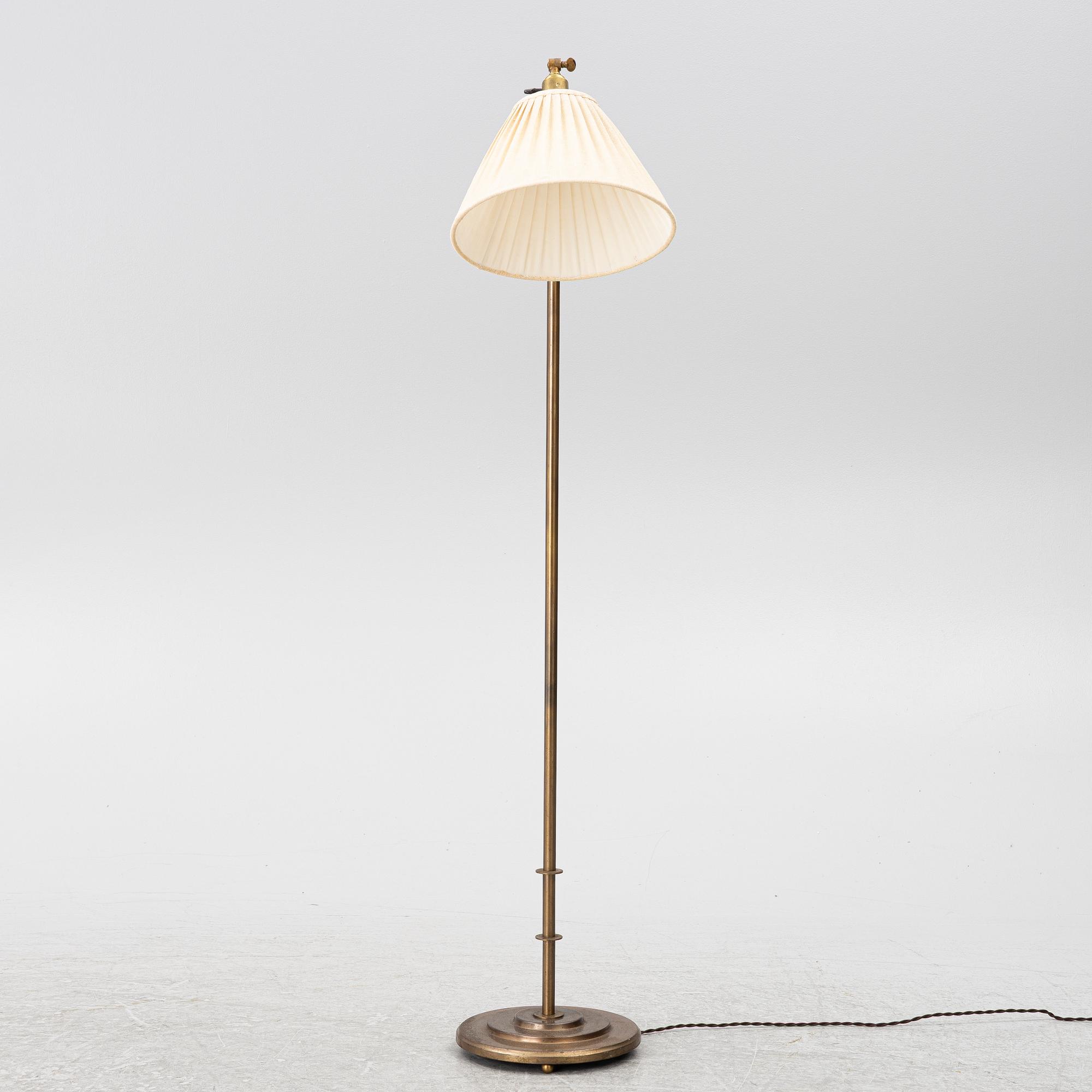 Golvlampa, funkis, 1930-tal.