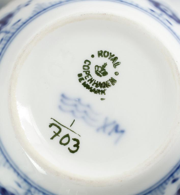 TESERVIS, 12 delar, porslin, Royal Copenhagen.