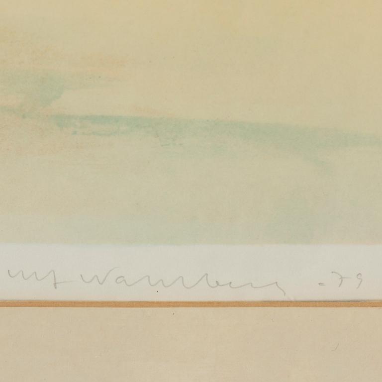 ULF WAHLBERG, litograph in colours, 1979, signed 145/250.