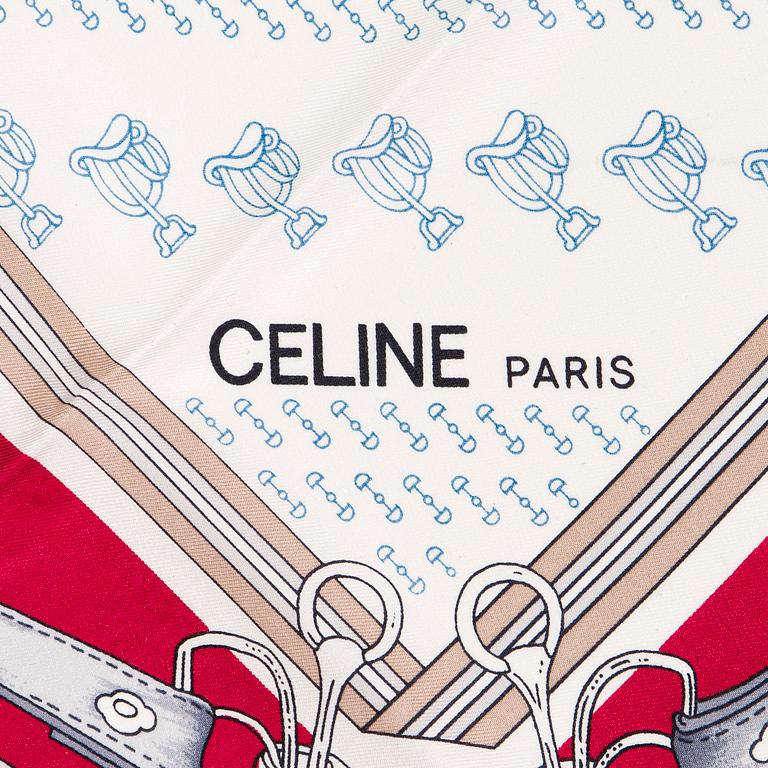 Céline, a belt and two scarves.