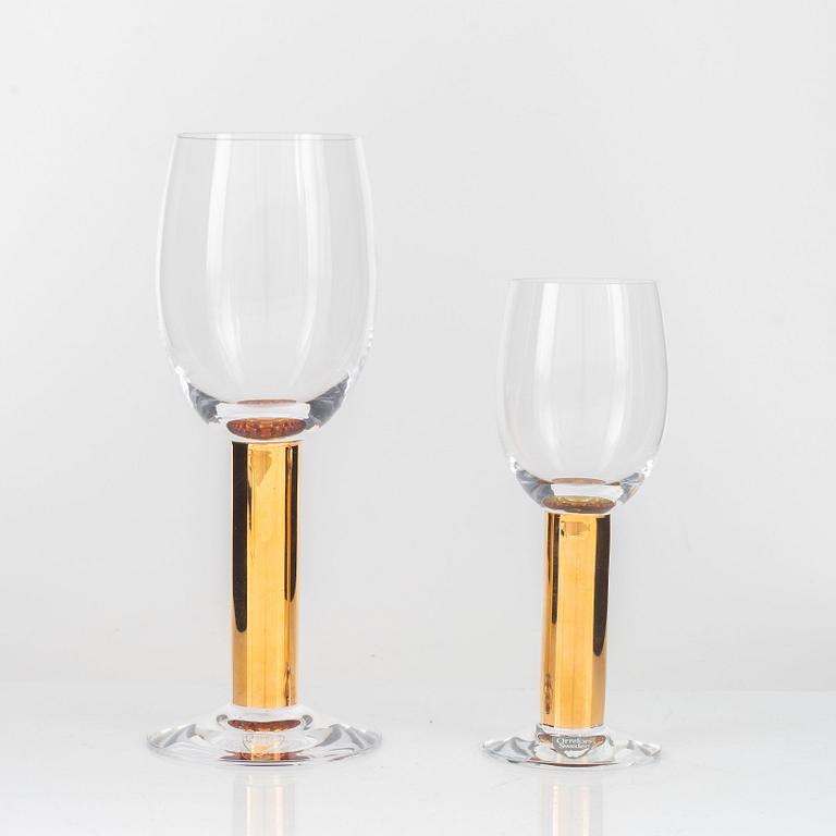 Gunnar Cyrén, glas, 4 st "Nobel", Orrefors.