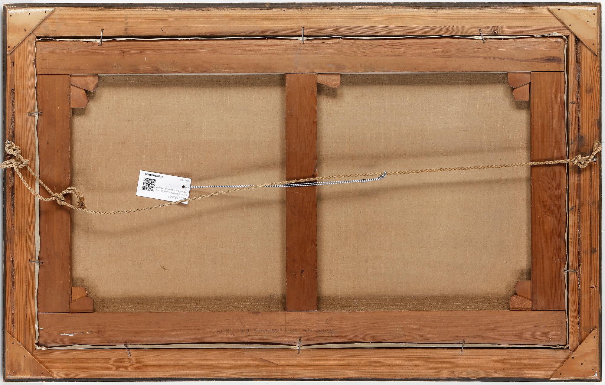 ELIAS ERDTMAN, olja på duk, signerad och daterad -95.