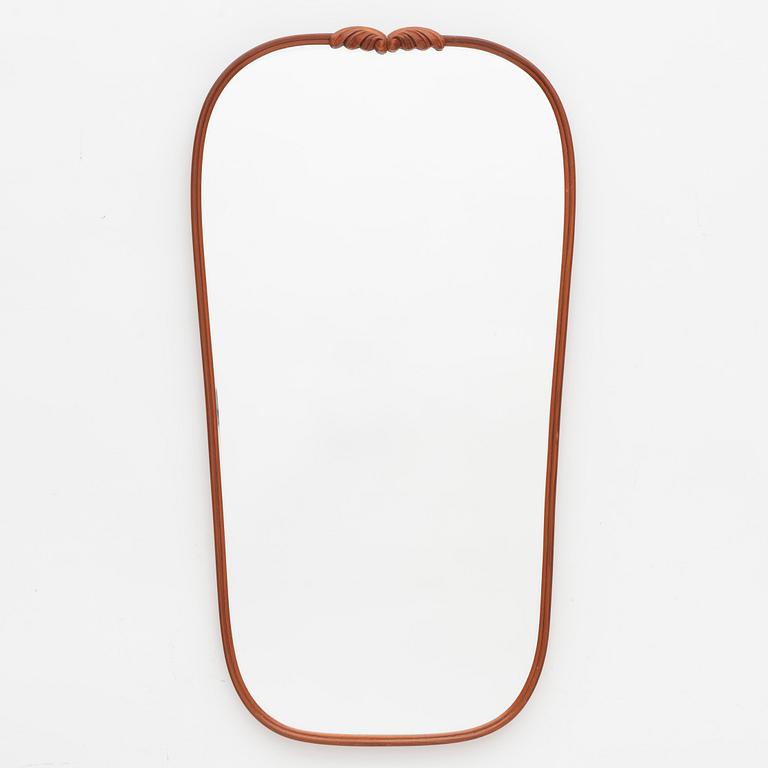 A Swedish Modern mirror, 1940's/50's.