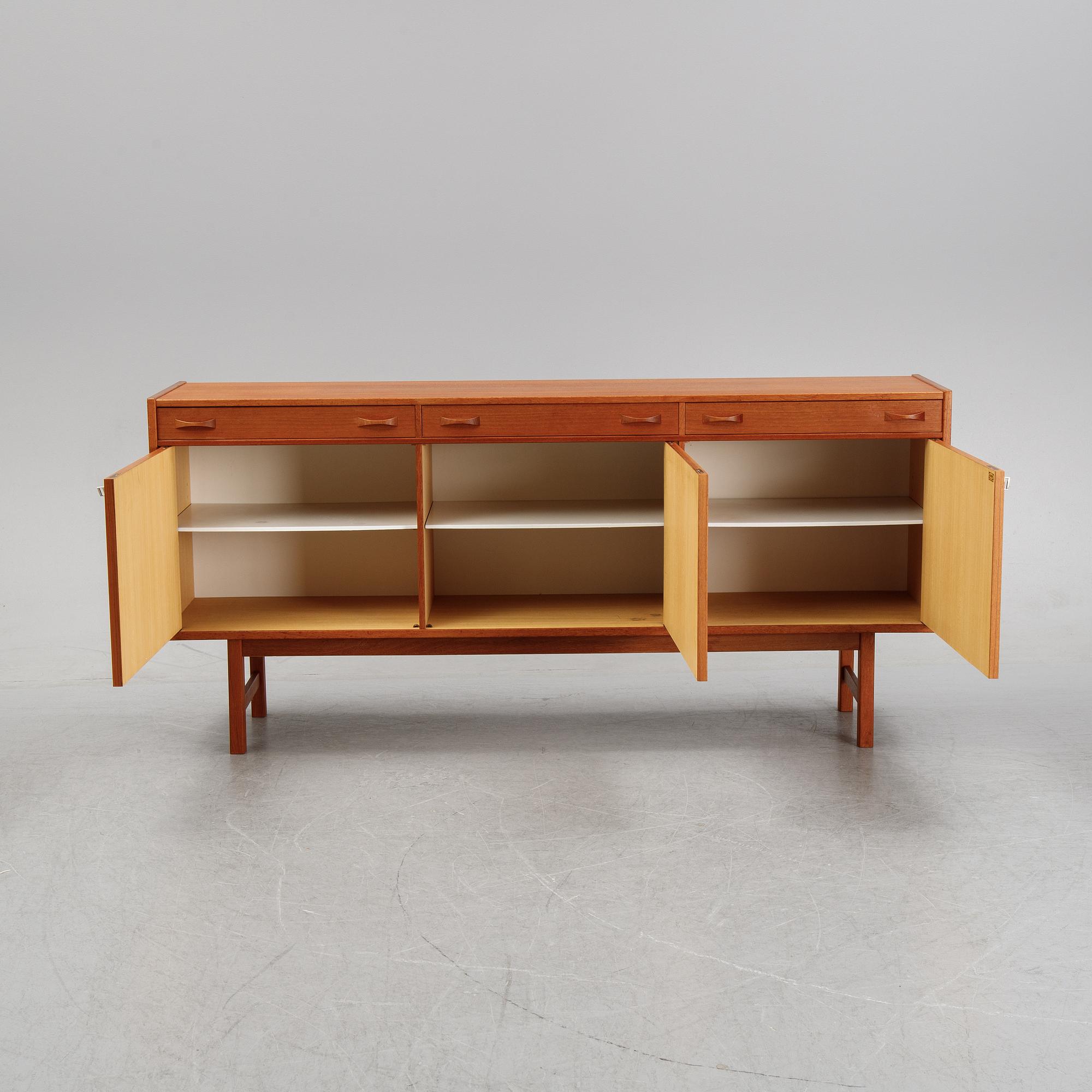 A teak veneered sideboard from Ulferts, second half of the 20th century.