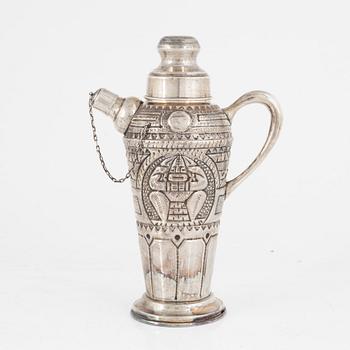 A silver shaker, South America, first half/mid 20th century.