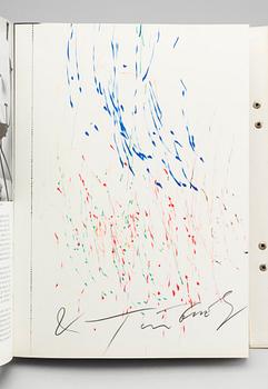 JEAN TINGUELY, efter, "Méta" bok, av K.G. Pontus Hultén. Moderna Museet 1972.