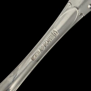 FISKBESTICK, 6+6 st, C G Hallberg, silver, 1949/1950, vikt ca 710 gram.