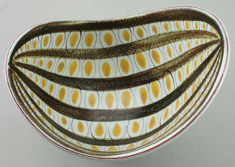 KERAMIKSKÅL, Stig Lindberg, Gustavsbergs Studio, 1900-talets senare hälft.