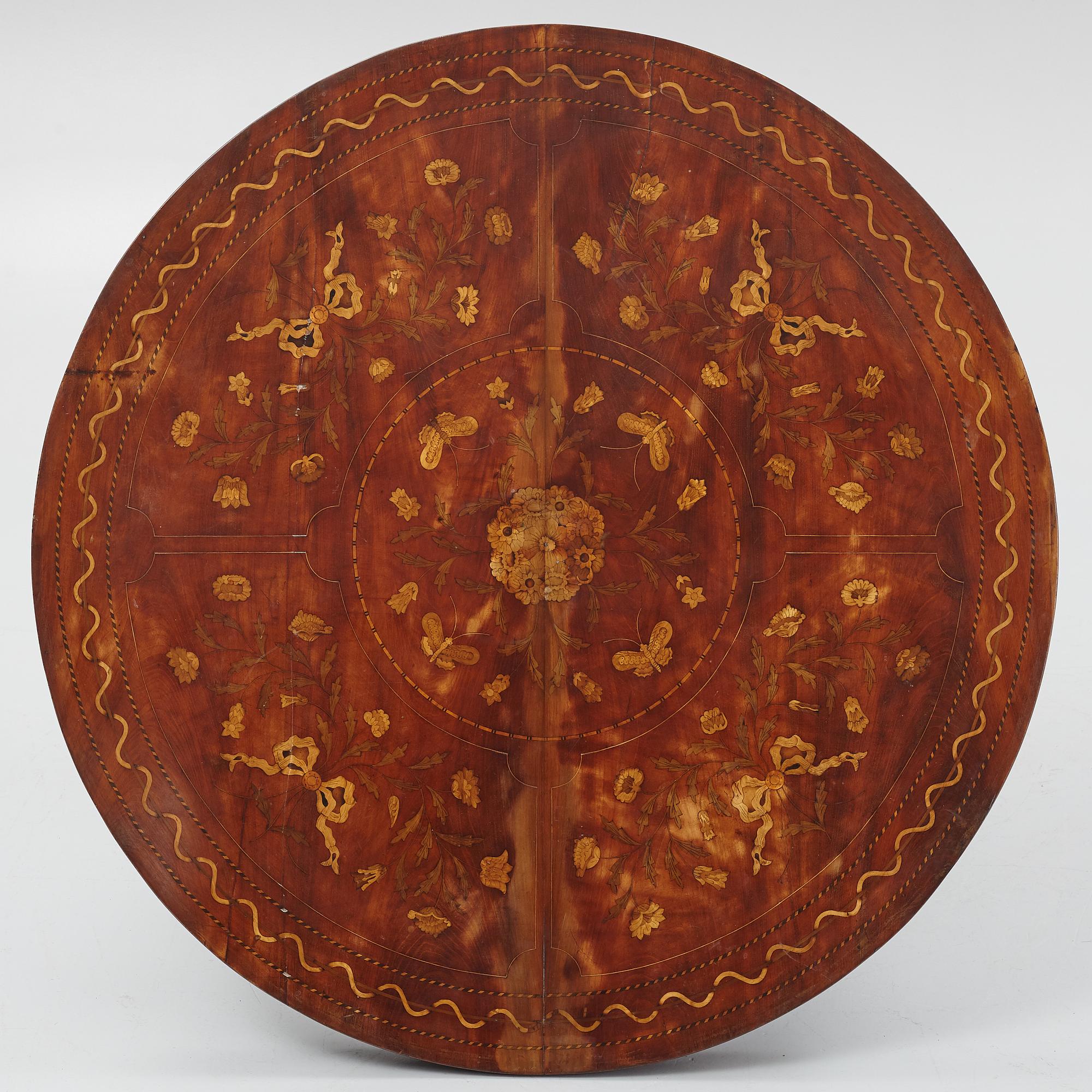A six-piece Empire furniture suite, the Netherlands, first half of the 19th Century.