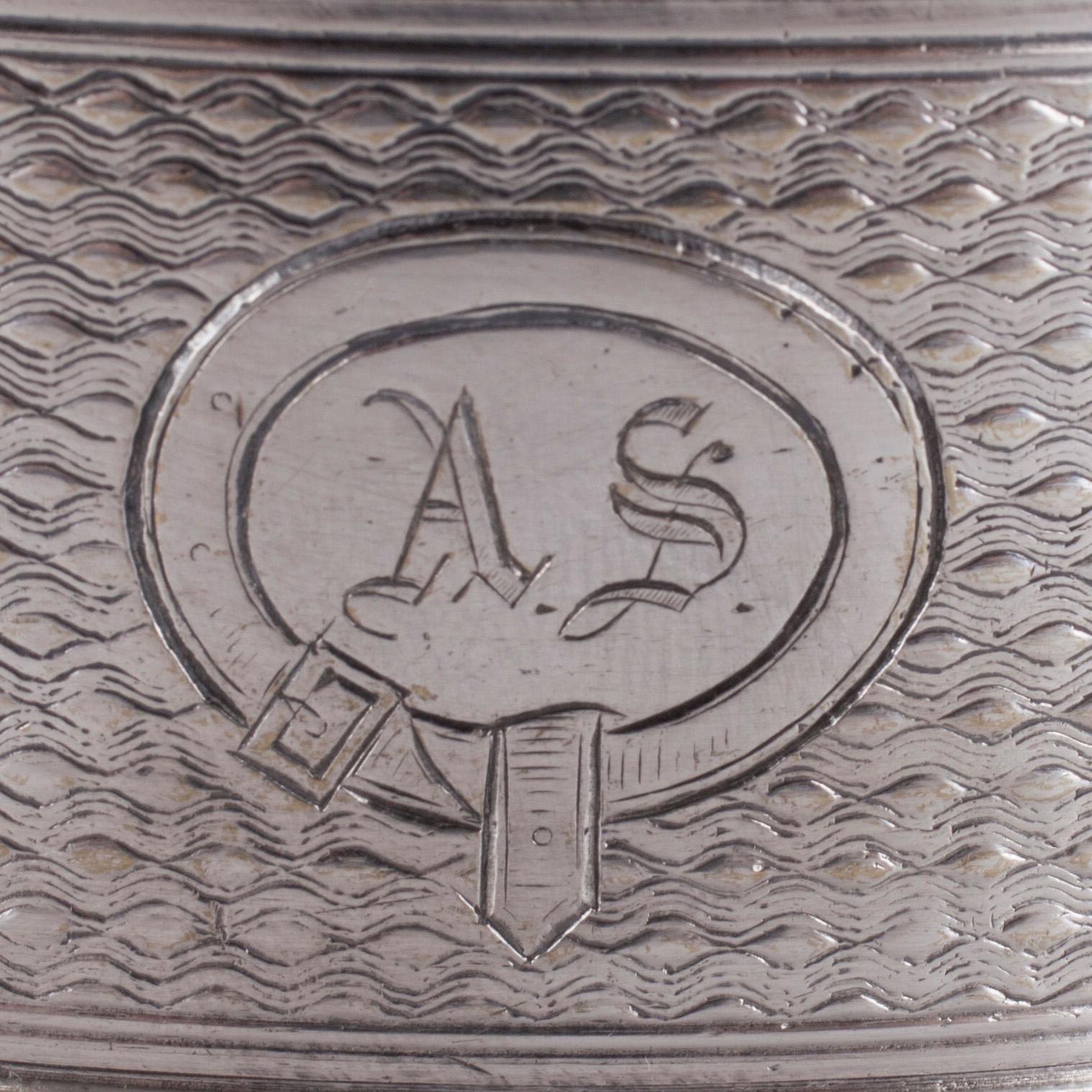 VINCOASTERS, 2 st, försilvrad mässing, Alexander Katch /Александр Качъ, Ryssland 1800-talets slut.