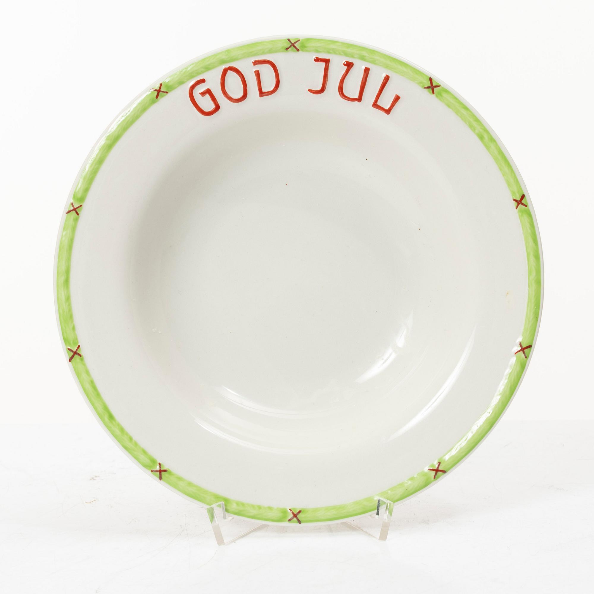 Julservis, "God Jul", 15 delar, Gustavsberg.