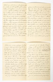 Selma Lagerlöf, Brev från Selma Lagerlöf till John Bauer om Nils Holgersson.