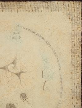 THEA EKSTRÖM, mixed media on paper laid down on panel, signed and dated 30 III 63.