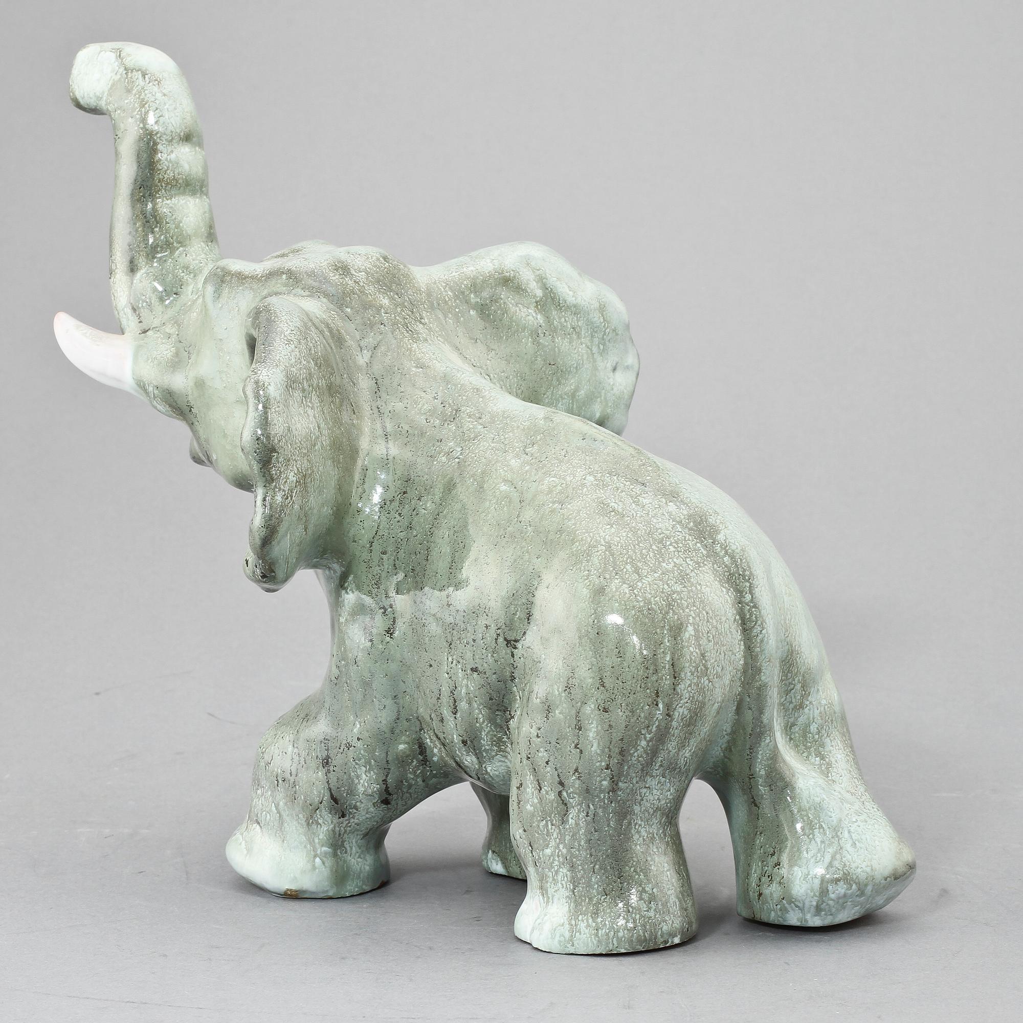 FIGURIN, keramik, Vicke Lindstrand, Upsala-Ekeby, 1900-tal.