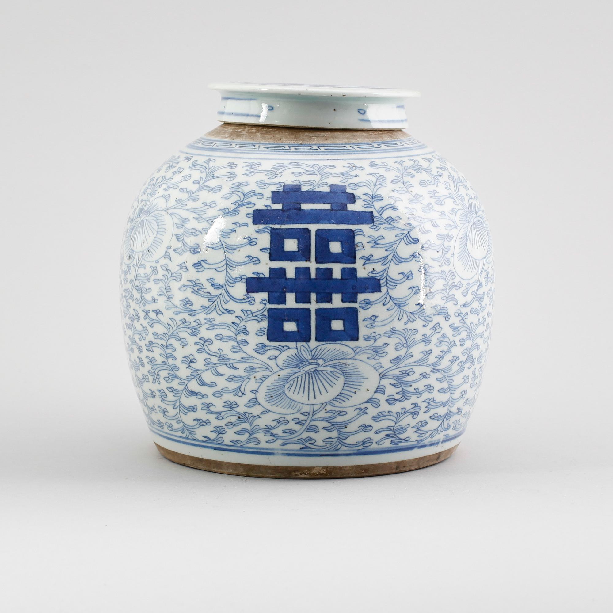 BOJAN MED LOCK, porslin, Kina, 1800-tal.