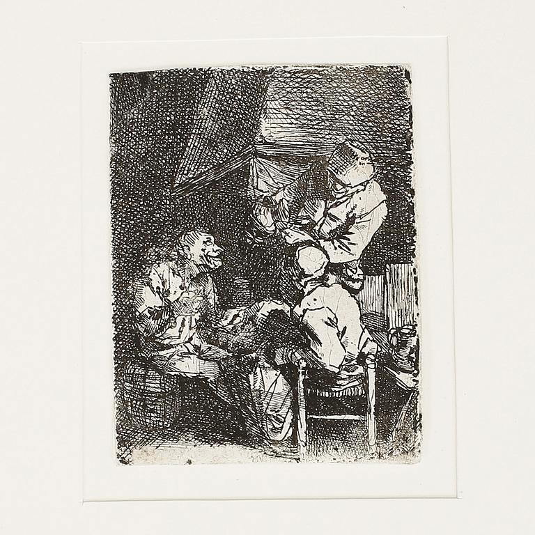 ÄLDRE GRAFIK, 5 st gravyrer, 1500-1800-tal, senare avdrag.