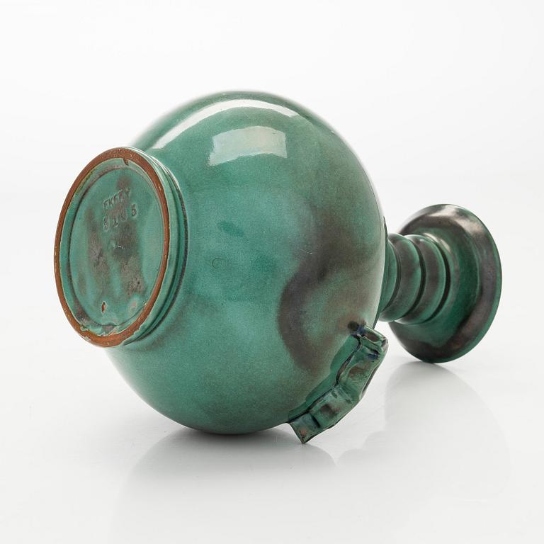 An earthenware vase, Upsala Ekeby, first half of the 20th century.