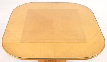 FÅTÖLJER, ett par samt BORD, 1940-tal.