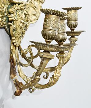 SPEGELLAMPETTER, ett par, 1800-talets andra hälft.