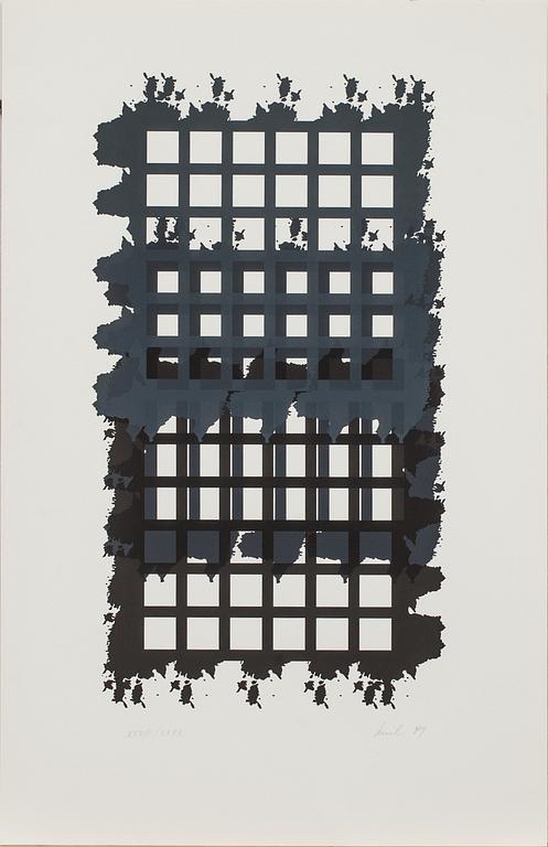 RAUL MEEL, färgserigrafi, signerad, numrerad XXXIII/XXXX och numrerad- 89.