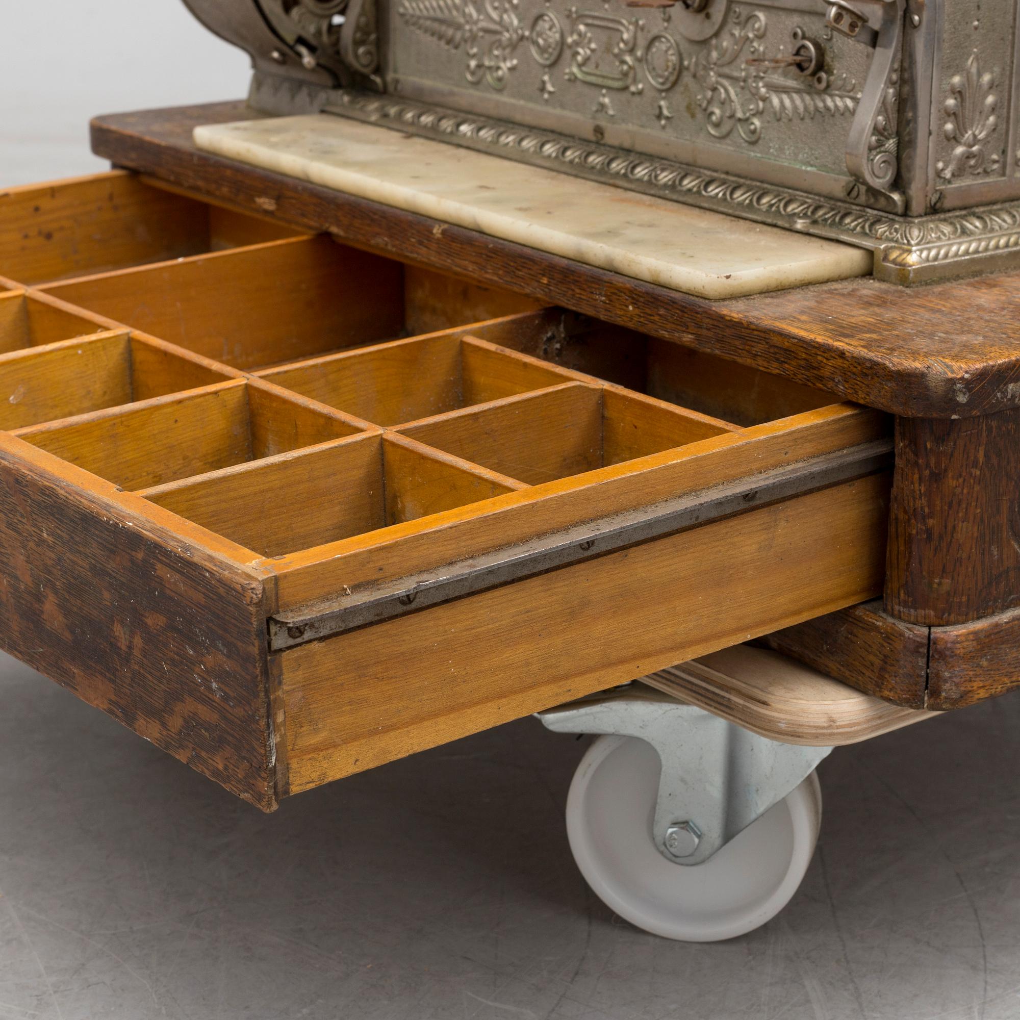 A National till machine, USA, early 20th Century.