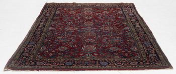 A Kashan rug, c. 208 x 138 cm.