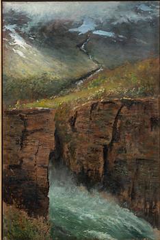 Olof Hermelin, Fjällandskap med ravin.