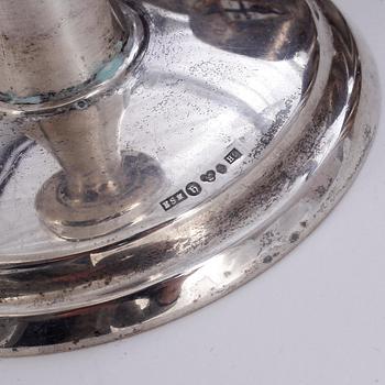 PARTI SILVER, 15 delar, bla CG Hallberg, Stockholm 1912. Total vikt 1014 gram.